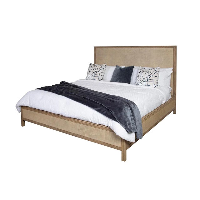 The Modern Bed is designed to seamlessly blend with your personal style and preferences. The clean lines and light ceruse...