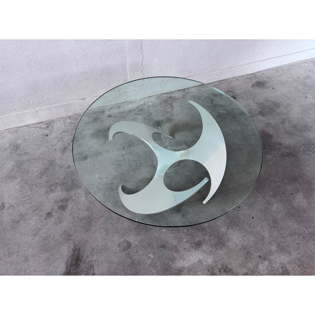 Ronald Schmitt Propeller Coffee Table by Knut Hesterberg for Ronald Schmitt, 1970s For Sale - Image 4 of 7