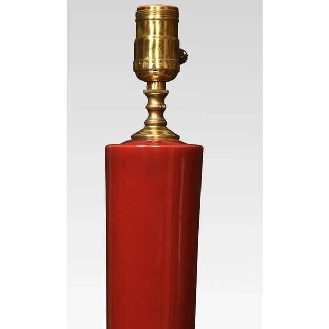 Chinese Flambé Vase Lamp, 1920s For Sale - Image 4 of 5
