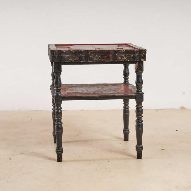 Oriental coffee table height: 63 width: 52 depth: 52 this piece is attributed to the mentioned designer/maker. It has no...