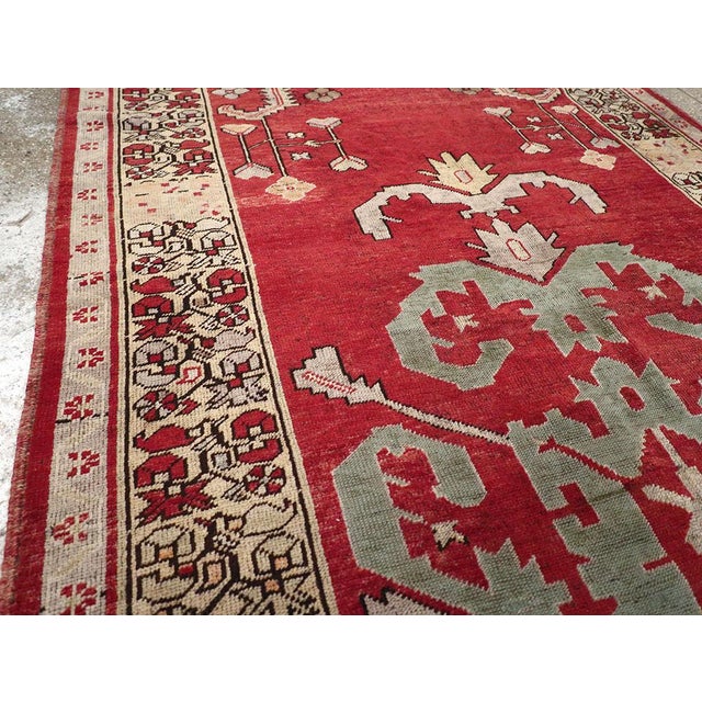 Mid 20th Century Galerie Shabab Collection Mid-20th Century Turkish Anatolian Wide Gallery Runner For Sale - Image 5 of 10