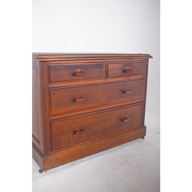 Vintage Art Deco English Chest of Drawers, 1920 For Sale - Image 3 of 10