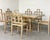 Postmodern Vintage Chairs and Dining Table in Limed Oak by Jean Michel Wilmotte, 1970s, Set of 7 For Sale - Image 3 of 10