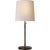 Modern Thomas O'Brien for Visual Comfort Signature Bryant Large Table Lamp in Bronze & Hand-Rubbed Antique Brass with Natural Paper Shade For Sale - Image 3 of 3
