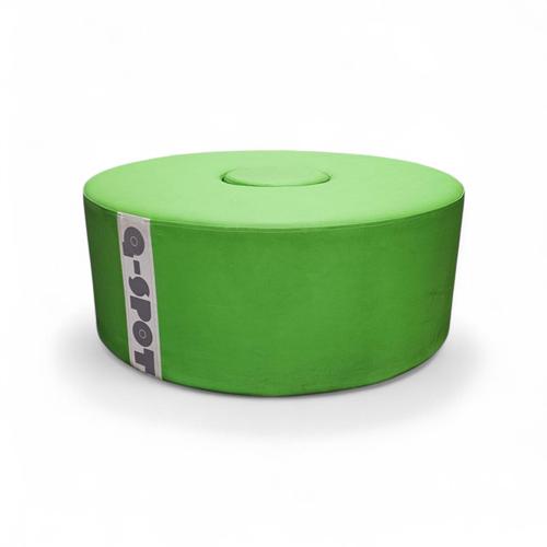 Green Q-Spot Sitting Donut with Small Stool For Sale - Image 8 of 10