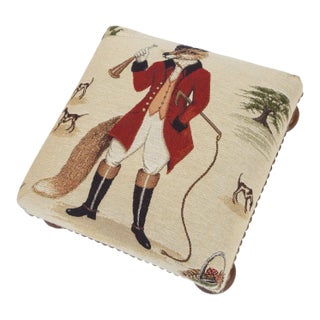 00 the Hon Freddie Fox Tapestry Footstool For Sale