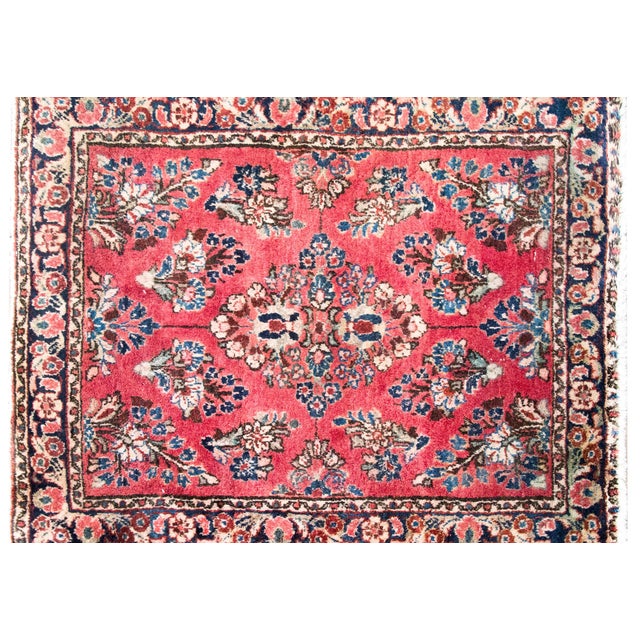 Early 20th Century Persian Sarouk Rug For Sale In Chicago - Image 6 of 15