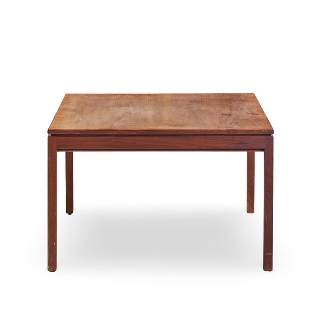 Jens Risom Mid Century Walnut Coffee Table For Sale In Chicago - Image 6 of 8
