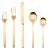 Mepra Stile 20-Piece Flatware Set, Oro For Sale