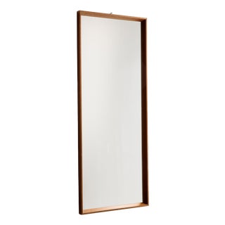 Teak Framed Mirror, 1960s For Sale