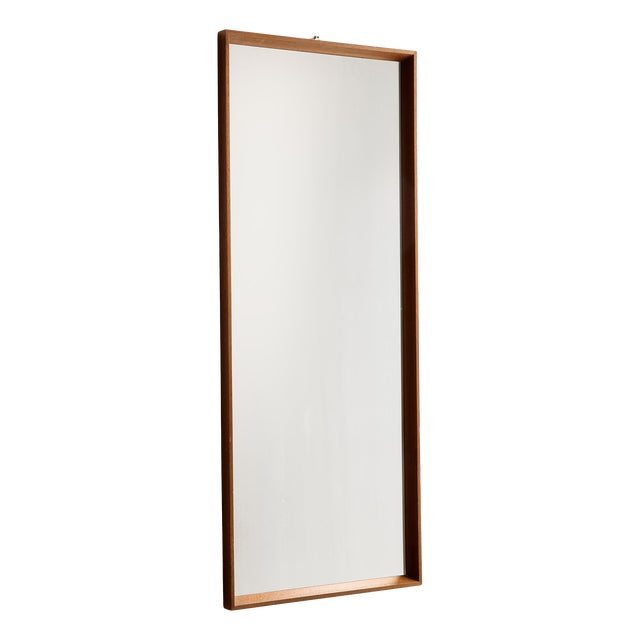 Teak Framed Mirror, 1960s For Sale