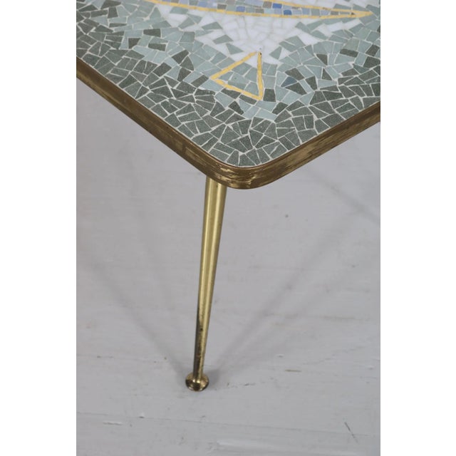 Mosaic Side Table by Berthold Müller, 1950s For Sale - Image 11 of 18