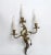 Baroque Baroque Bronze 3-Arm Electrified Sconces, A Pair For Sale - Image 3 of 5