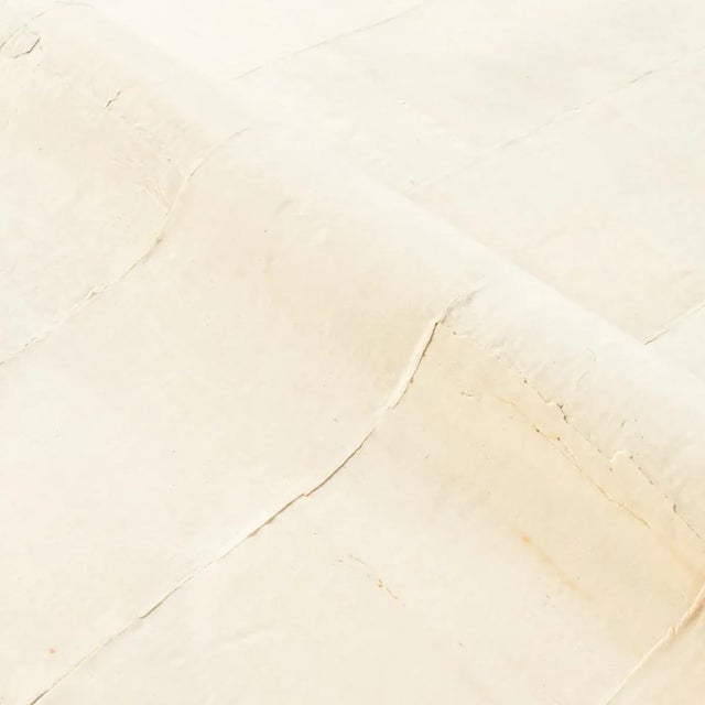 Schumacher Sample - Schumacher Sano Mosaic Wallpaper in White For Sale - Image 4 of 6