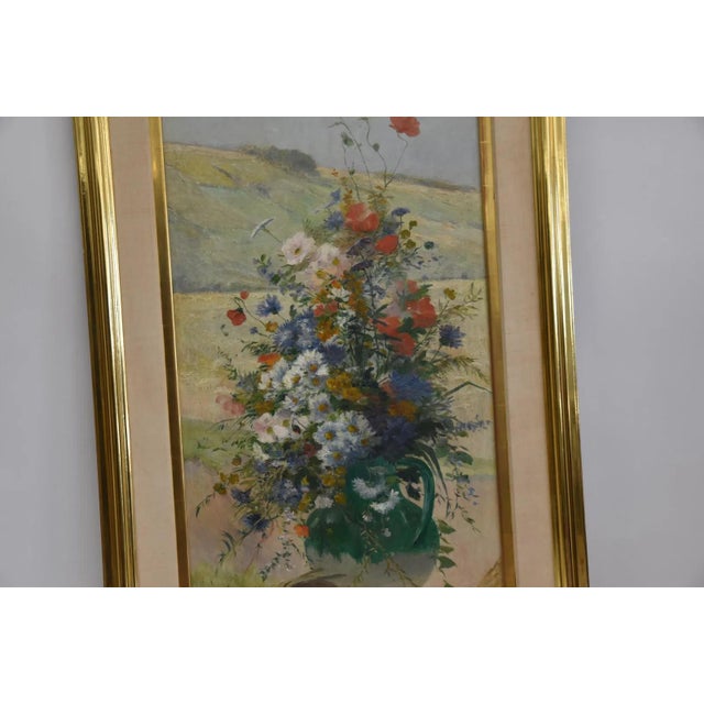 Eugene Henri Cauchois , Flower Study Oil Painting For Sale In New York - Image 6 of 11