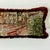 1980s Vintage Rustic European Boho Chic Tapestry Style Fringed Lumbar Decorative Pillow For Sale - Image 6 of 13