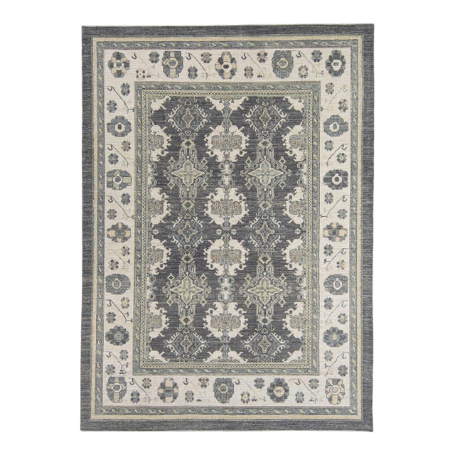 Turkish Oushak Rug 10'2" x 14'1" #20289 For Sale