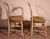Polychrome Wooden Straw-Seated Chairs, 1950s, Set of 2 For Sale - Image 6 of 11