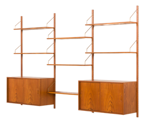 Teak Wall Unit by Thygesen & Sørensen for HG Furniture, 1960s