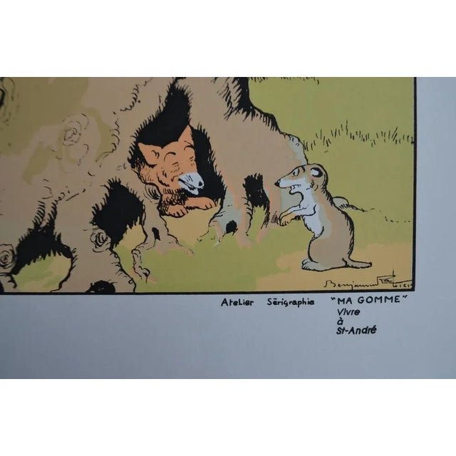 Benjamin Rabier, Untitled, Silkscreen For Sale - Image 4 of 8