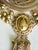1970s Vintage 1970s Gold Tone Multi-Strand Tassel Bib Necklace, Etruscan Revival Style For Sale - Image 5 of 16