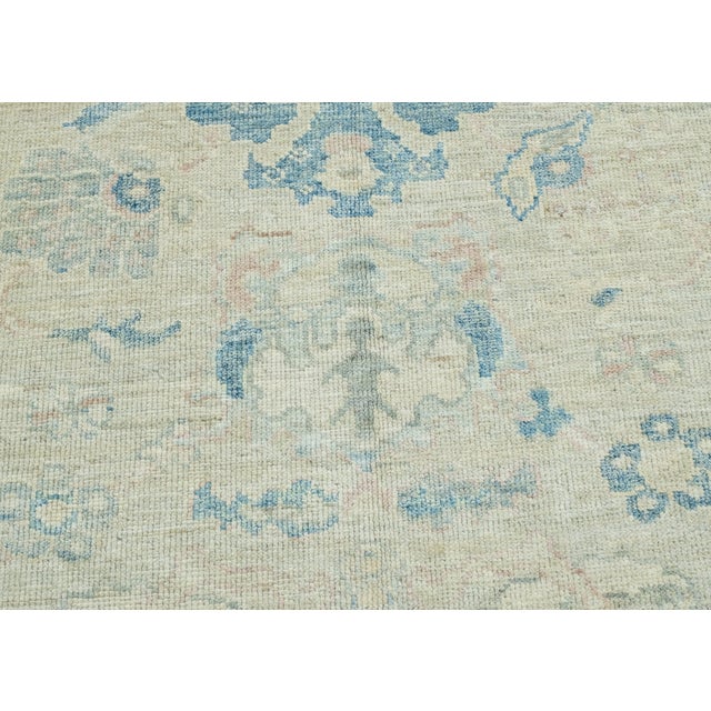 Turkish Oushak Rug 5' x 7' #17895 For Sale In Houston - Image 6 of 8
