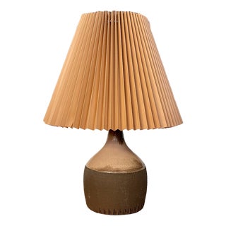 Danish Studio Ceramic Art Table Lamp, 1960s For Sale