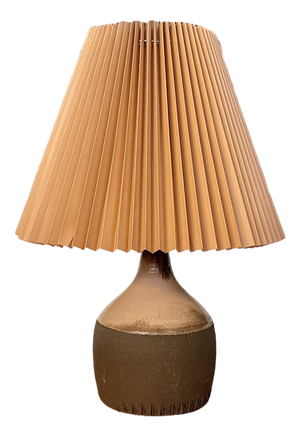Danish Studio Ceramic Art Table Lamp, 1960s