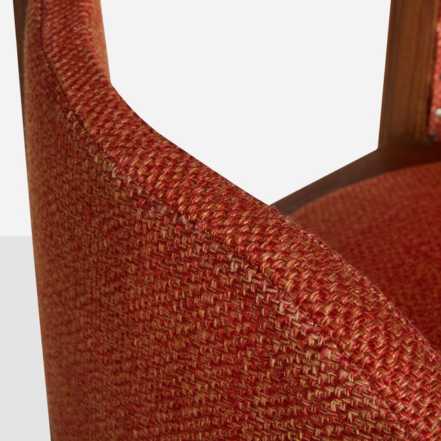 Wood 1950s Taliesin Armchair from the Riverview Terrace Restaurant by Frank Lloyd Wright For Sale - Image 7 of 10