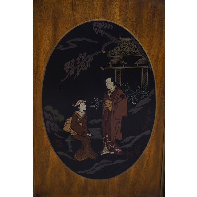 Drexel Chinoiserie Decorated Server Cabinet For Sale - Image 13 of 18