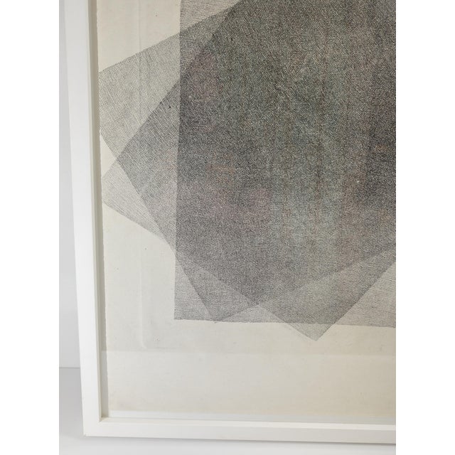 21st Century Decorative Geometric Abstract Framed Print For Sale In New York - Image 6 of 11