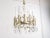 Scolari 1970s Crystal/Metal Chandelier For Sale - Image 4 of 7