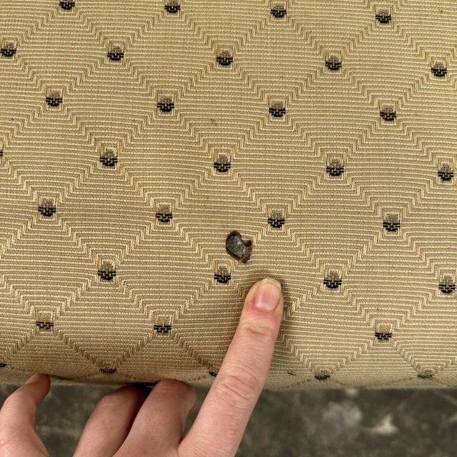 Mid 20th Century Woodard Outdoor Iron Lounge Chairs With Cast Metal Ottomans, Attributed, 4 Pieces For Sale - Image 9 of 9