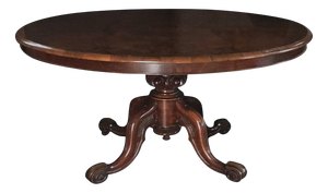 Victoria Walnut Tilt Top Table attributed to Filmer