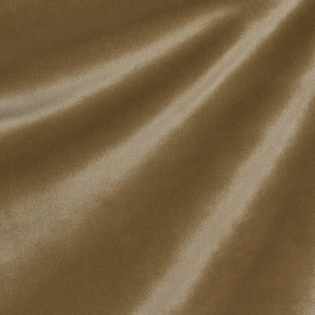 SAMPLE - Schumacher Alistair Indoor/Outdoor Velvet Fabric In Sand For Sale