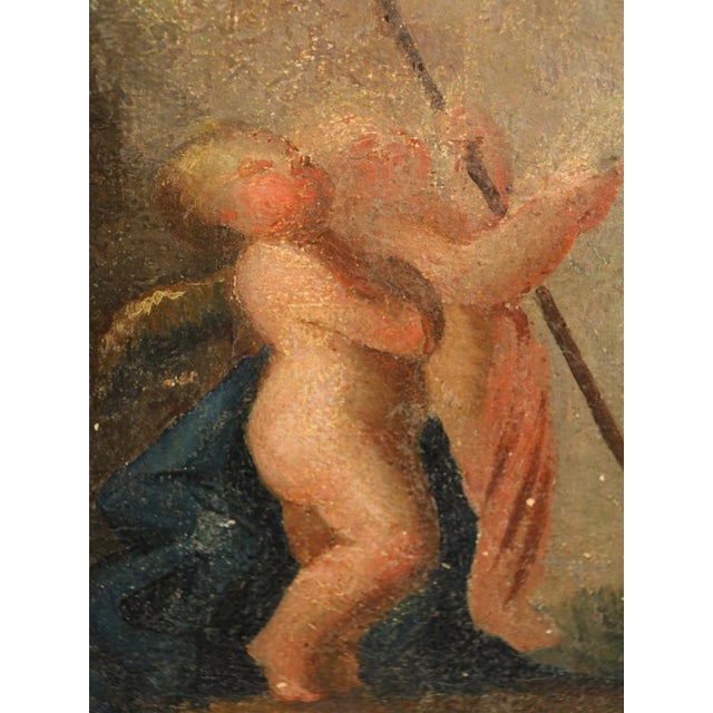 Figurative Composition, 18th Century, Oil Painting on Canvas, Framed, Set of 2 For Sale - Image 16 of 18