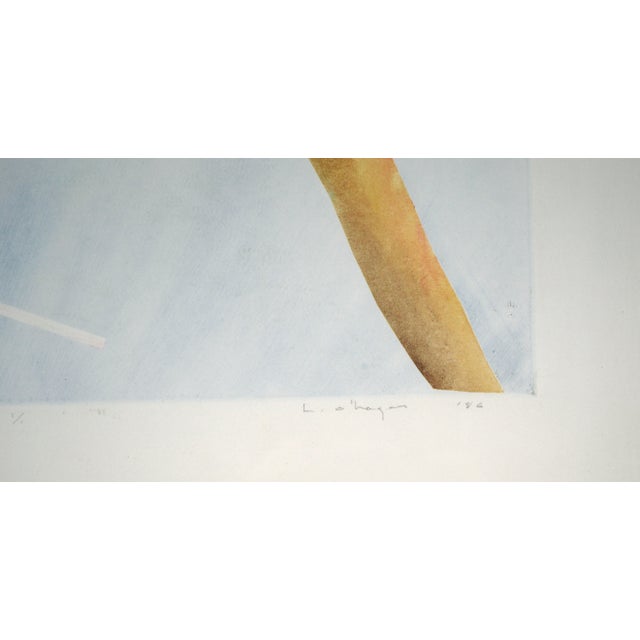 Paint "Sale Julia" Abstract Figurative Monotype of a Dancer by Linda O'Hagan For Sale - Image 7 of 9