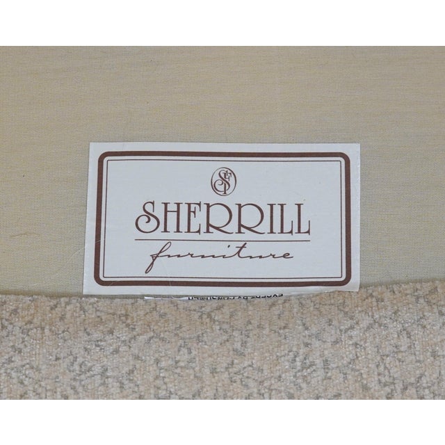 Sherrill Pair of Neoclassical Barrel Back Tub Armchairs For Sale - Image 18 of 18