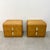 Gabriella Crespi Pair Vintage 1970s Mid-Century Modern Nightstands With Solid Brass Pulls For Sale - Image 4 of 14