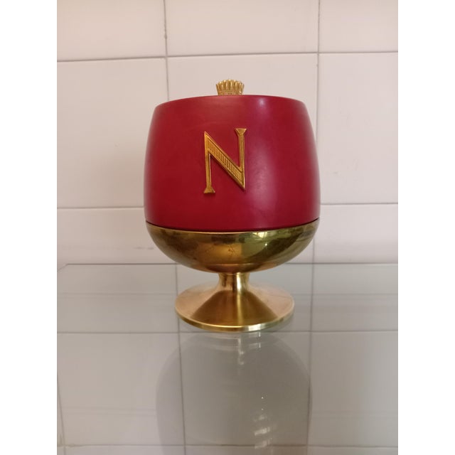 Metal Ice Bucket by Aldo Tura for Napoleon, 1960s For Sale - Image 7 of 7