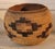 Hand made basket from hemp and a devils grass. Hand dyed fibers create a wonderful geometric pattern. Tightly woven and in...