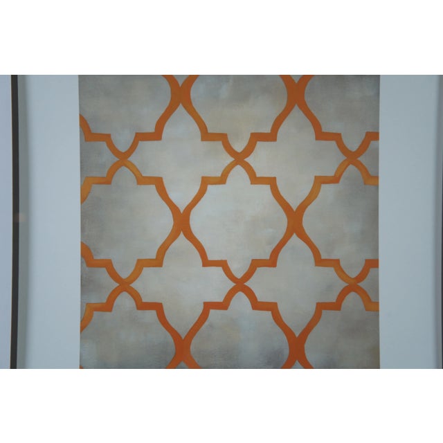 Late 20th Century Trellis & Surya Greek Key Modern Geometric Signed & Numbered Graphic Art Prints - Set of 2 For Sale - Image 5 of 12