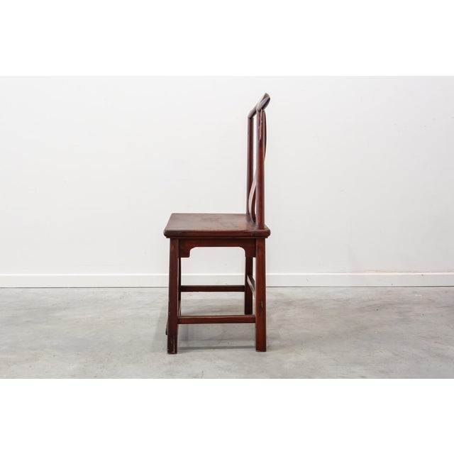 Vintage Wood Chinese Chair For Sale - Image 3 of 10