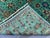 Turquoise Sultani Persian-Inspired Floral Rug, 5'8" X 8'2" For Sale - Image 14 of 14