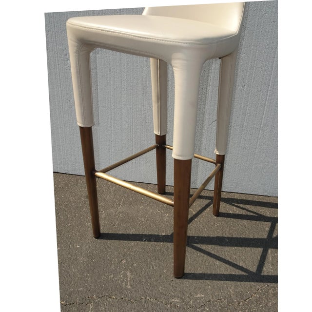Tan Pedrali Tan Leather Contemporary Bar Stool For Sale - Image 8 of 12