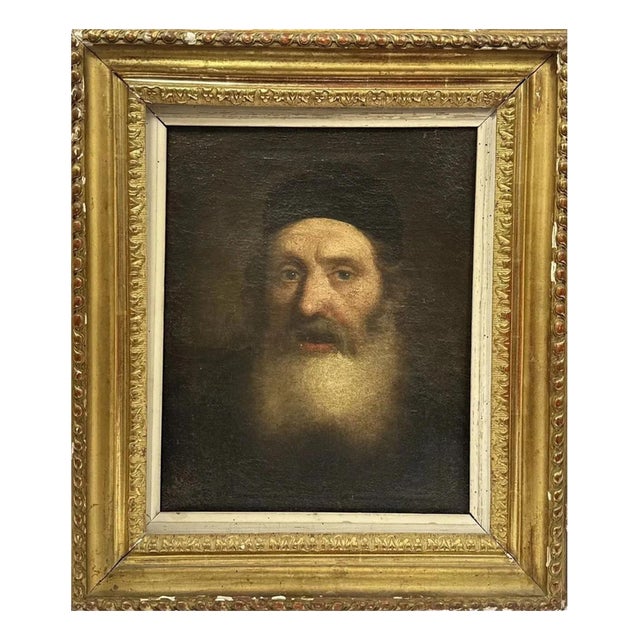 Venetian School Artist, Portrait of a Man, 17th Century, Oil on Canvas For Sale