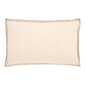Rhea Pillow - Cream / Black - 12" x 20"