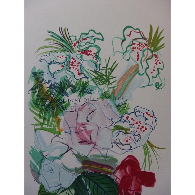 Raoul Dufy (1877-1953) (after) Colorful Bouquet Color Lithograph Signed in the plate On wove paper, 24 x 30 cm (approx. 9...