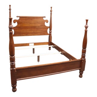 Nichols & Stone Cherry Queen Poster Bedframe For Sale