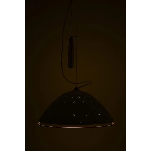 Ceiling Lamp Produced attributed to Paavo Tynell for Taito Oy, 1950s For Sale - Image 6 of 9